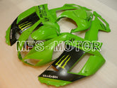 Kawasaki NINJA ZX6R 2007-2008 Injection ABS Fairing - Monster - Black Green - MFS5762